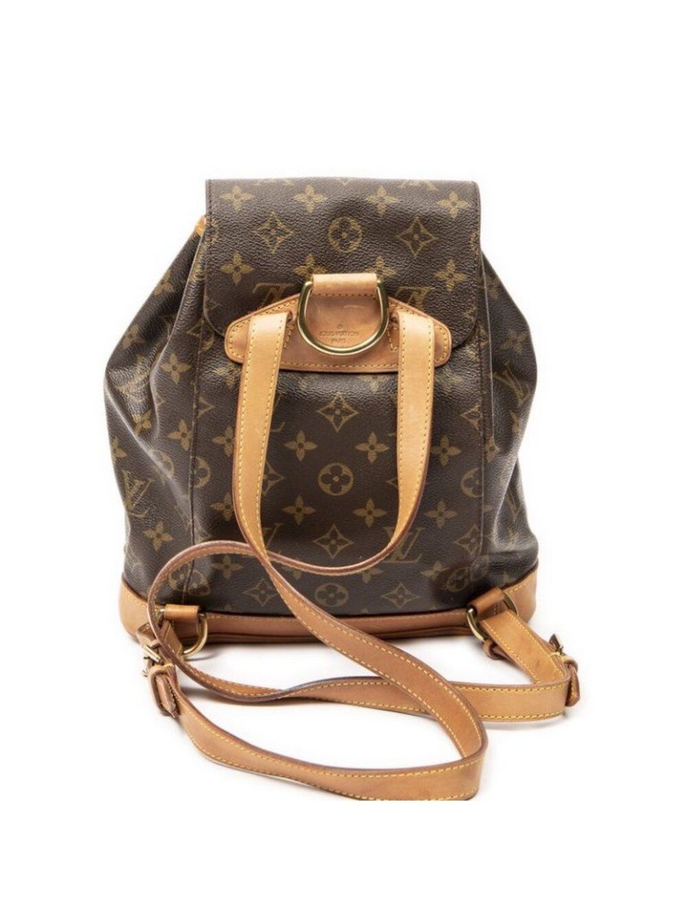 Louis Vuitton Montsouris Brown Monogram Canvas Shoulder Bag - Picture 5 of 10